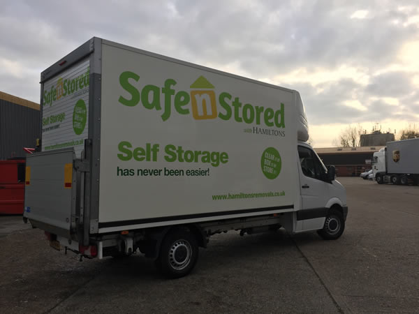 VW Crafter Luton Van with tail-lift