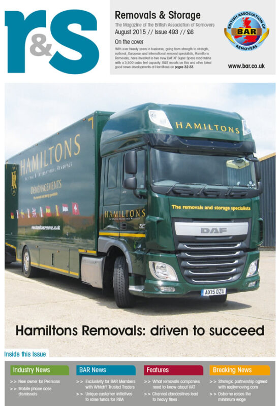 R&S August 2015, Magazine cover