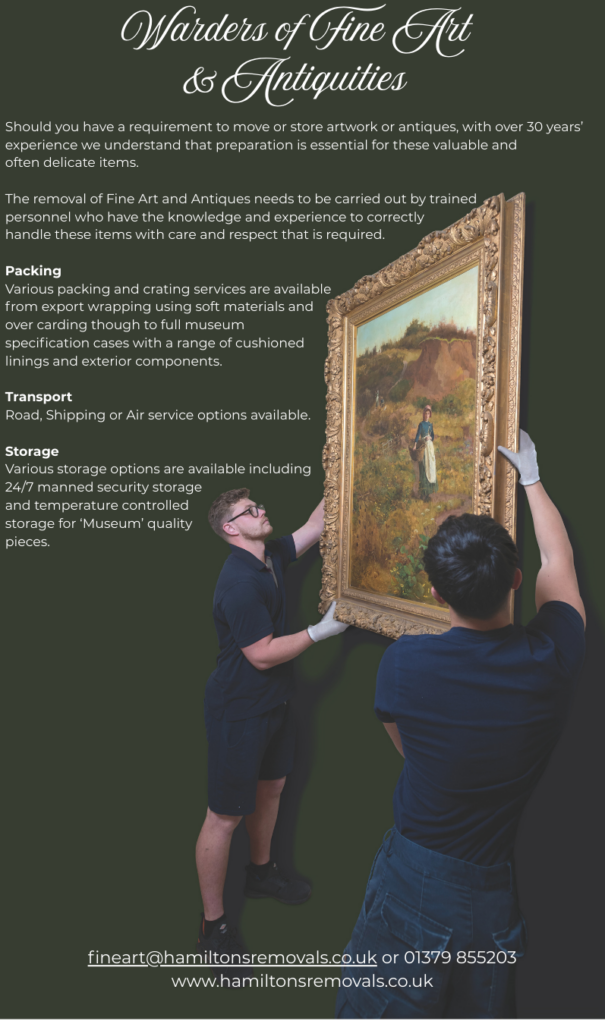 Antiques transportation UK – from Hamiltons Removals 