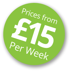 Prices From £15 Per Week